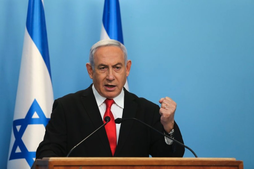 Israeli Prime Minister Benjamin Netanyahu spoke in Israel in 2020. Photo: Xinhua