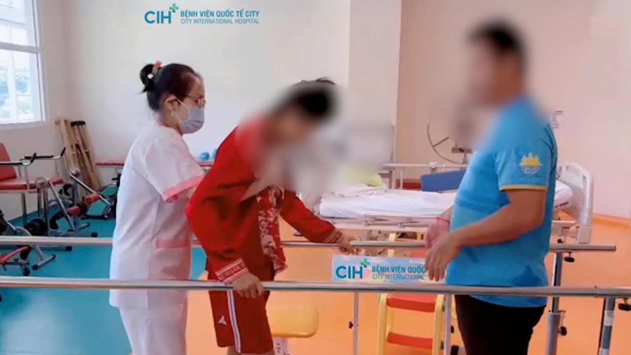 The patient was treated by doctors for a traumatic brain injury and made a spectacular recovery. Photo: City International Hospital