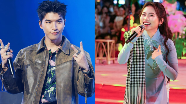 HIEUTHUHAI and Phuong My Chi. Photo: Taken from video