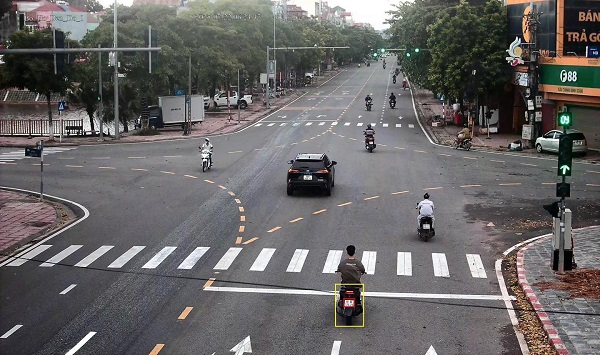Propiedad de motocicleta multada en Bac Ninh. Foto: Policia de Bac Ninh