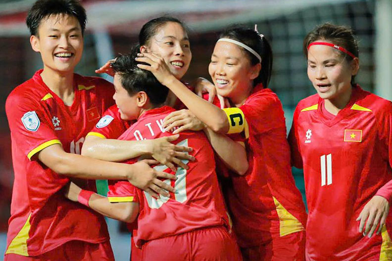 The Vietnam women's team is the Southeast Asian team with the highest ranking on the FIFA rankings. Photo: VFF