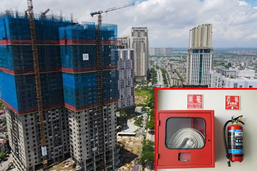 The root cause of fire safety problems in many real estate projects is often right from the project formation stage. Photo: Nhu Ha