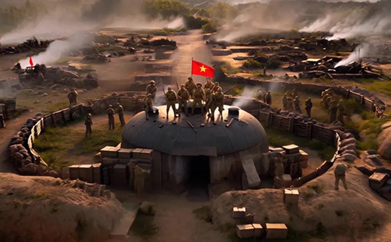 Image of Do Cat tunnel built by AI. Photo: Taken from the MV