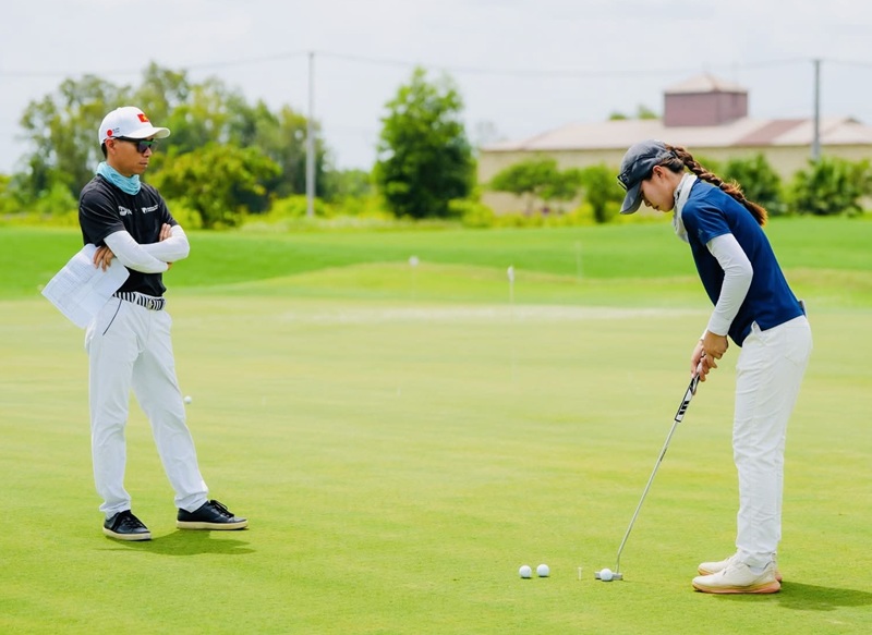 Vietnamese golfers are currently conducting a training program before competing in the 2025 National Championship. Photo: VGA