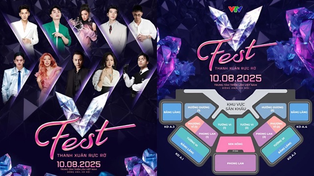 Dem nhac V Fest duoc rao ban ve cung ram ro tren mang xa hoi. Anh: VTV