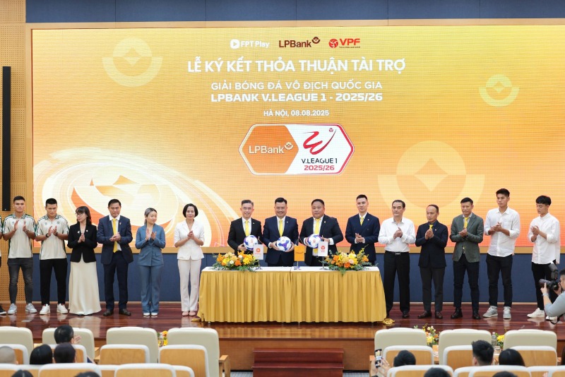 Le ra mat nha tai tro V.League 2025-2026. Anh: VPF