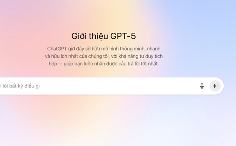OpenAI has just officially launched the GPT-5 model. Photo: Quang Minh