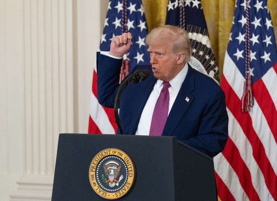 US President Donald Trump speaks at an event at the White House on June 12, 2025. Photo: Xinhua