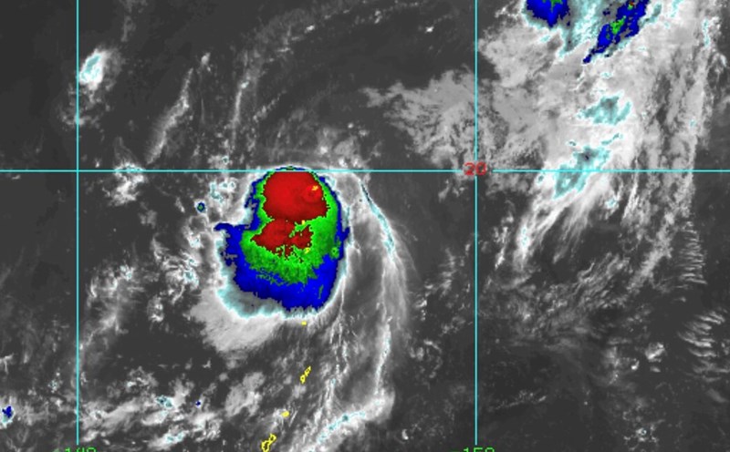 Typhoon Podul is forecast to strengthen as it approaches the Philippines. Photo: NOAA