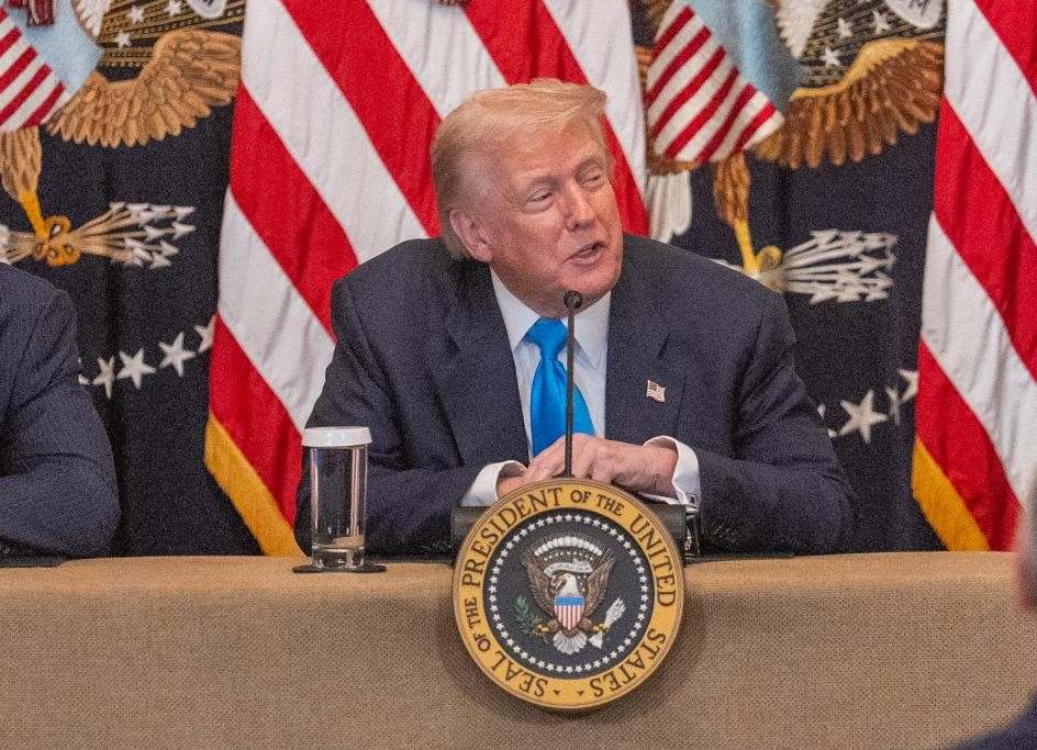 US President Donald Trump speaks at the White House, July 30, 2025. Photo: Xinhua
