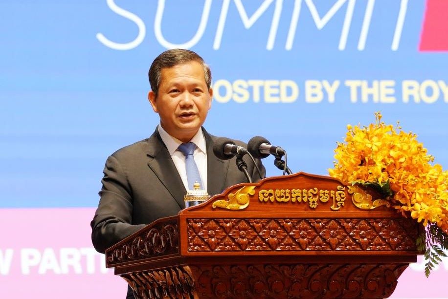 Cambodian Prime Minister Hun Manet at an event in Phnom Penh, November 26, 2024. Photo: Xinhua