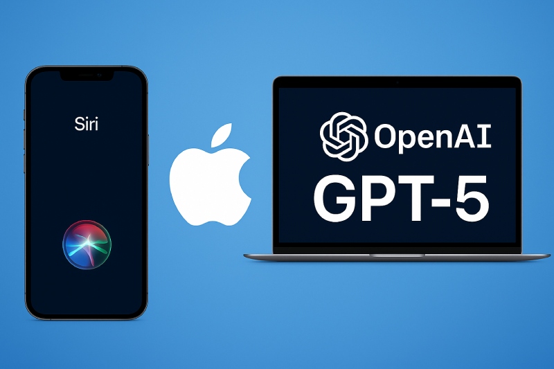 El chatGPT integrado en Apple Intelligence se actualizara a GPT-5. Graficos: Quang Minh
