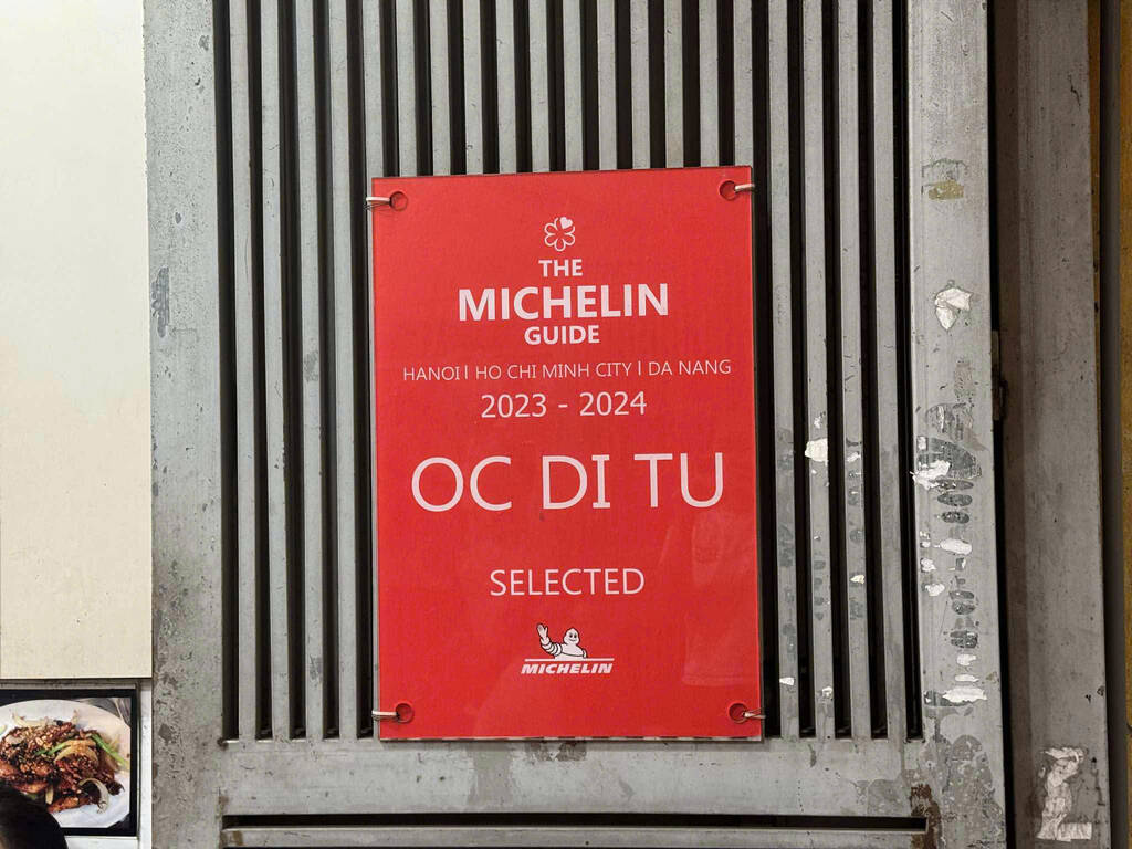 Michelin vinh danh quan trong 2 nam 2023 - 2024. Anh: Mai Phuong