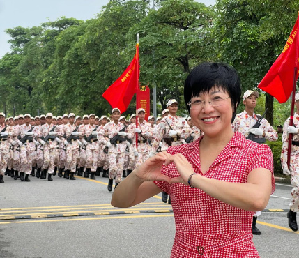 MC Thao Van has memorable memories. Photo: Screenshot