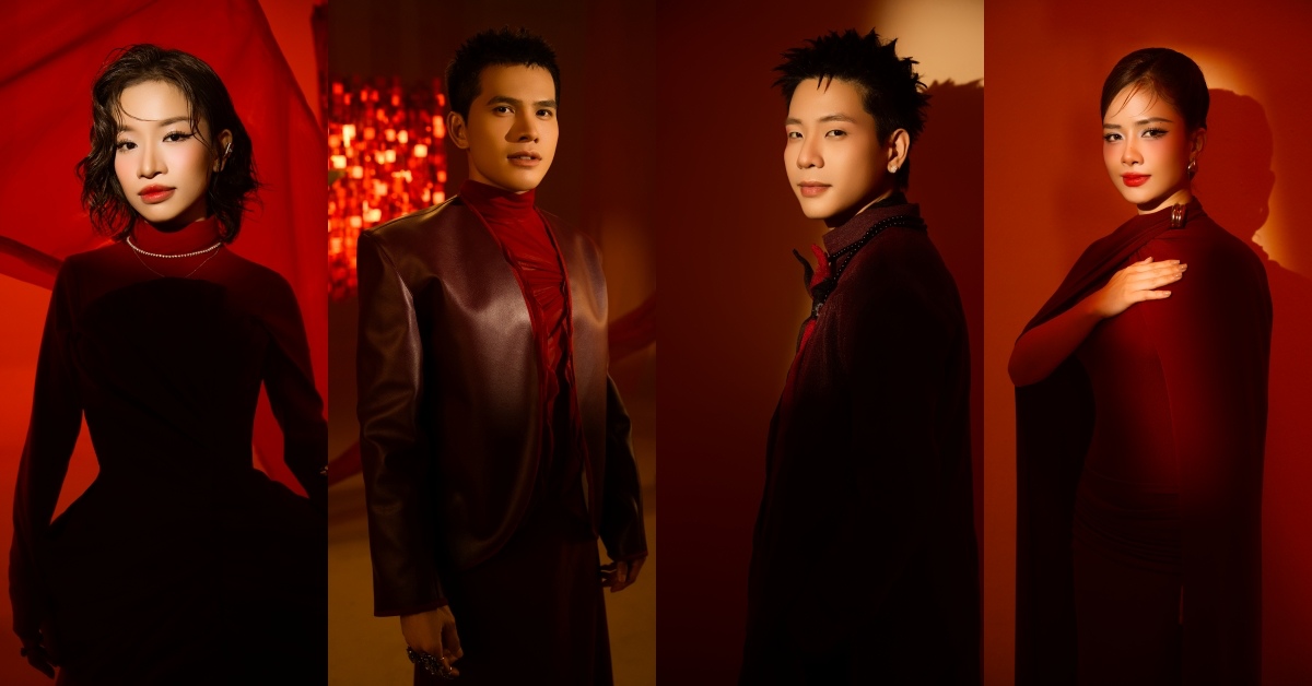 4 singers in "The Next Life is still Vietnamese". Photo: Provided by the crew.