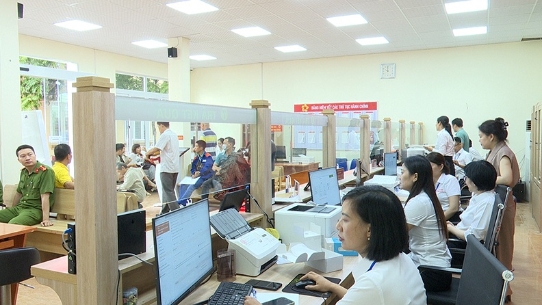 Trung tam Phuc vu hanh chinh cong phuong Phu Lien. Ảnh: Cong TTDT phuong