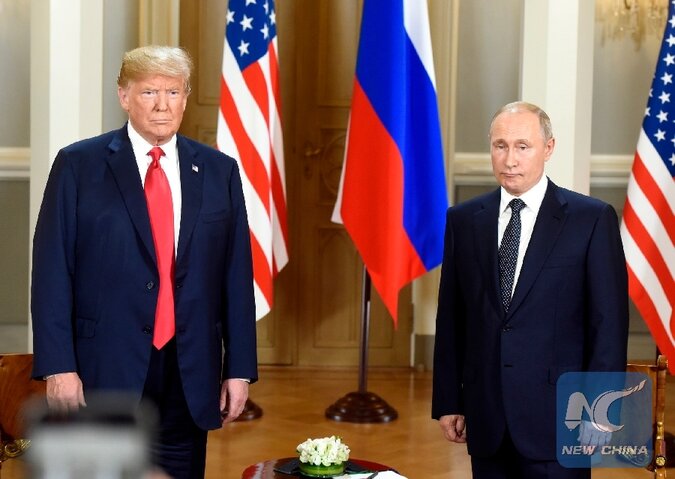 Mr. Trump and Mr. Putin last met in July 2018 in Helsinki, Finland. Photo: Xinhua