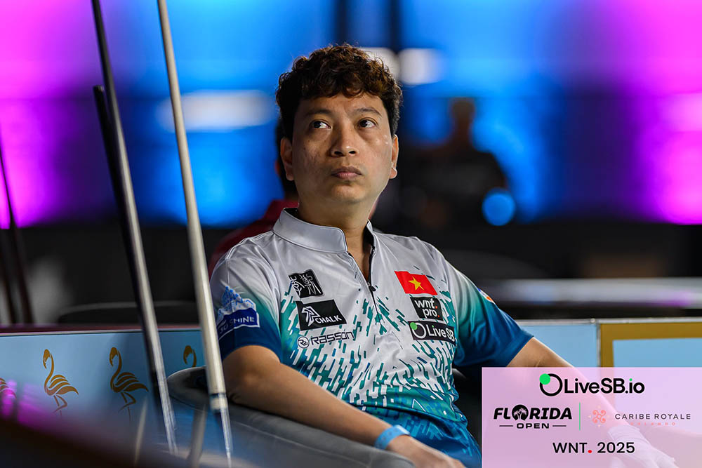 Duong Quoc Hoang stopped at the Florida Open 2025. Photo: Matchroom
