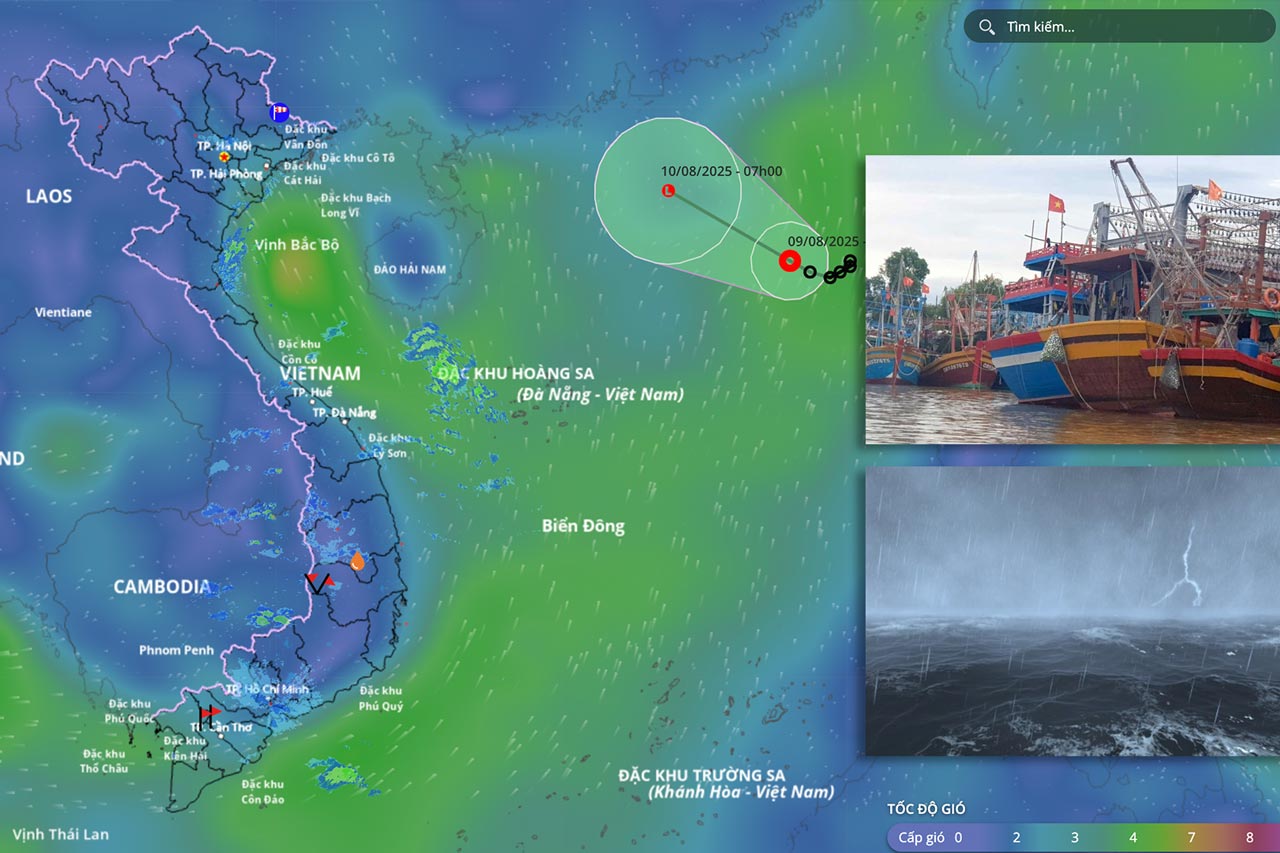 De previsions de mauvaises conditions meteorologiques en raison de l'impact de la depression tropicale