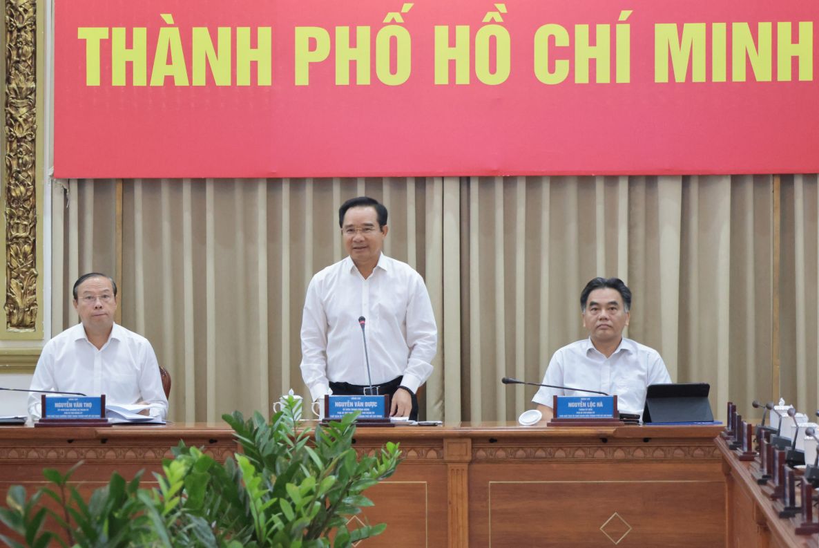 hu tich UBND TP.Ho Chi Minh Nguyen Van Duoc phat bieu giao nhiem vu