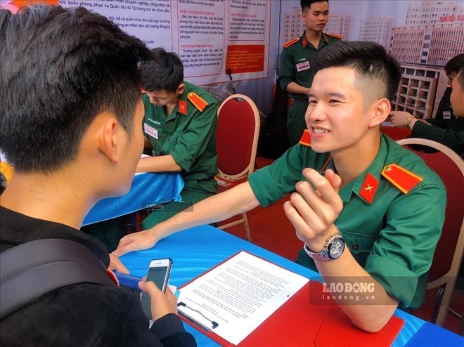 The Military Academy announces the bonus points for encouragement in 2025 university admissions. Photo: Duc Manh
