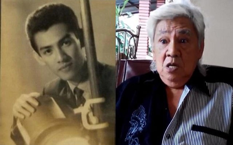 Musician Mac The Nhan when he was young and when he was old. Photo: Jet program.