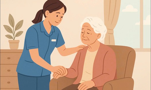 Từ 2030, 100% người cao tuổi tại Hà Nội được khám sức khỏe định kỳ ít nhất 1 lần/năm. Đồ họa: Hương Giang
