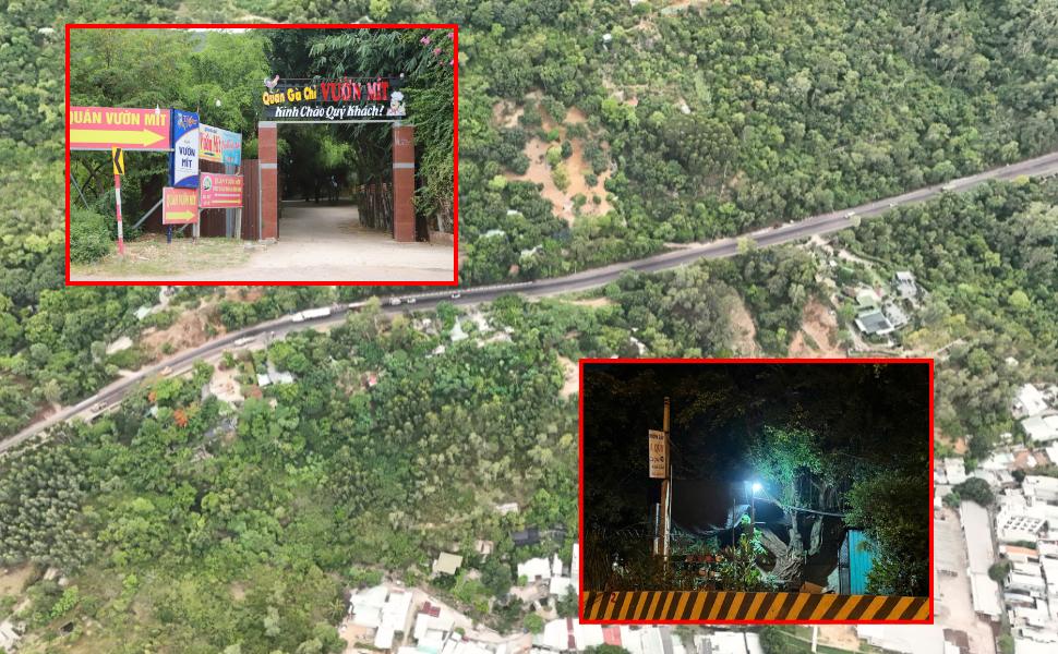 Illegal constructions along National Highway 1D (Quy Nhon Nam Ward, Gia Lai) still blatantly exist despite being handled. Photo: Hoai Phuong