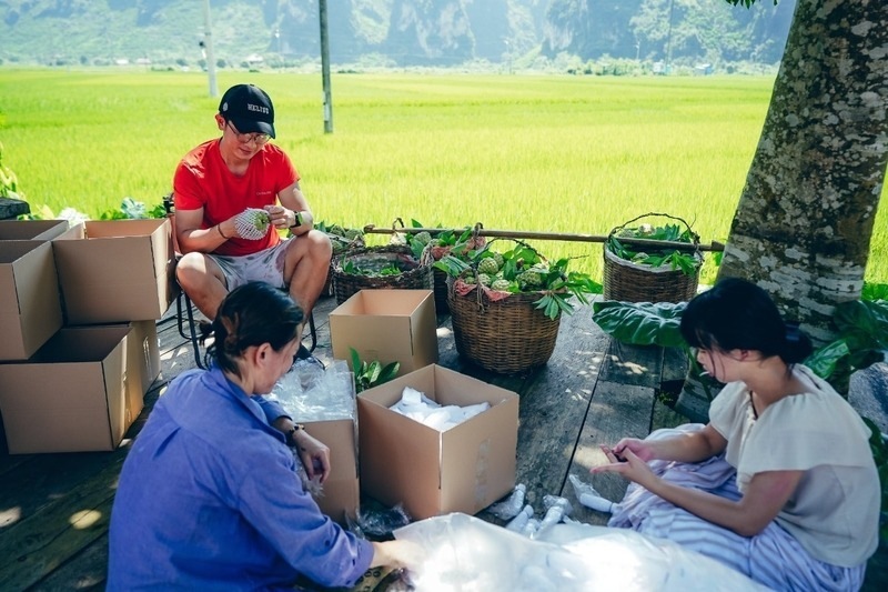 Nong dan Lang Son dong thung nhung qua na, gui di khap moi mien dat nuoc. Anh: Hung Vi