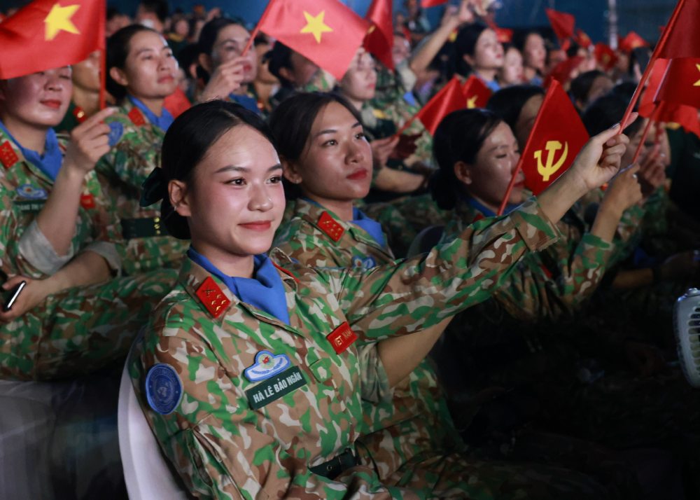 Soldiers of the United Nations peacekeeping women's force. Photo: Hai Nguyen
