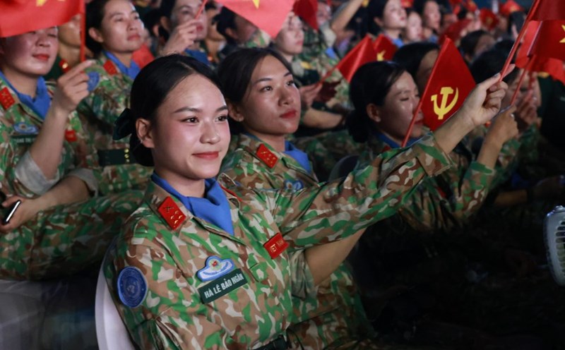 Soldiers of the United Nations peacekeeping women's force. Photo: Hai Nguyen