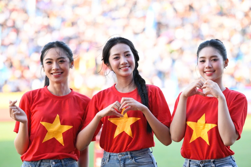 Miss, Runner-up of Vietnam 2024 appeared in the 2024-2025 National Super Cup match