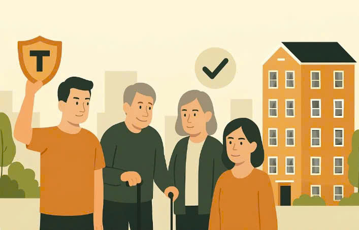 Structure prioritaire lors de l'amenagement d'un appartement de logement social. Graphique : Huong Giang