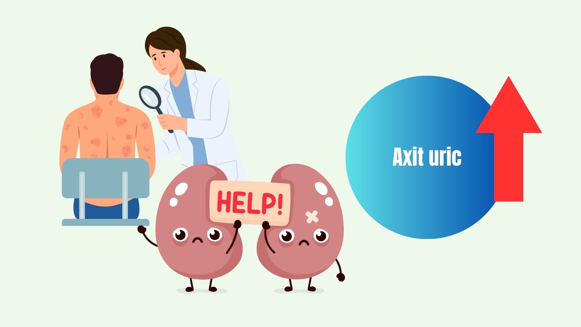 Silent illness causes uric acid to increase. Graphics: Linh Dan