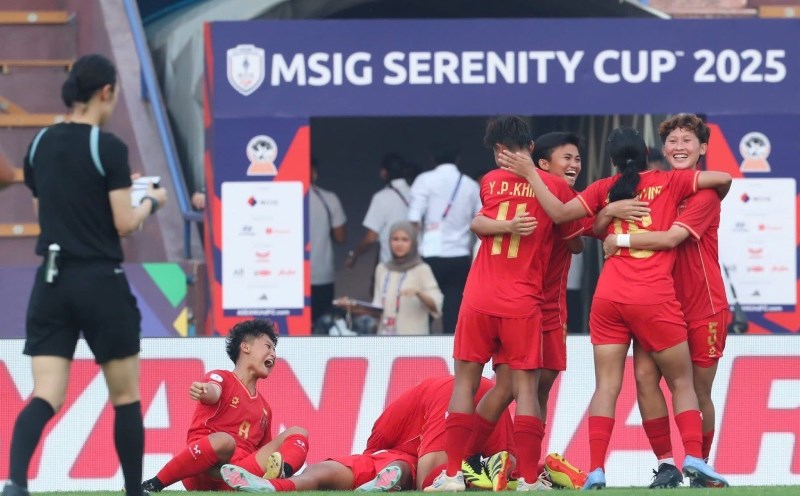 Myanmar women's team will meet Timor Leste in the 2025 Southeast Asian Women's Football Championship. Photo: VFF