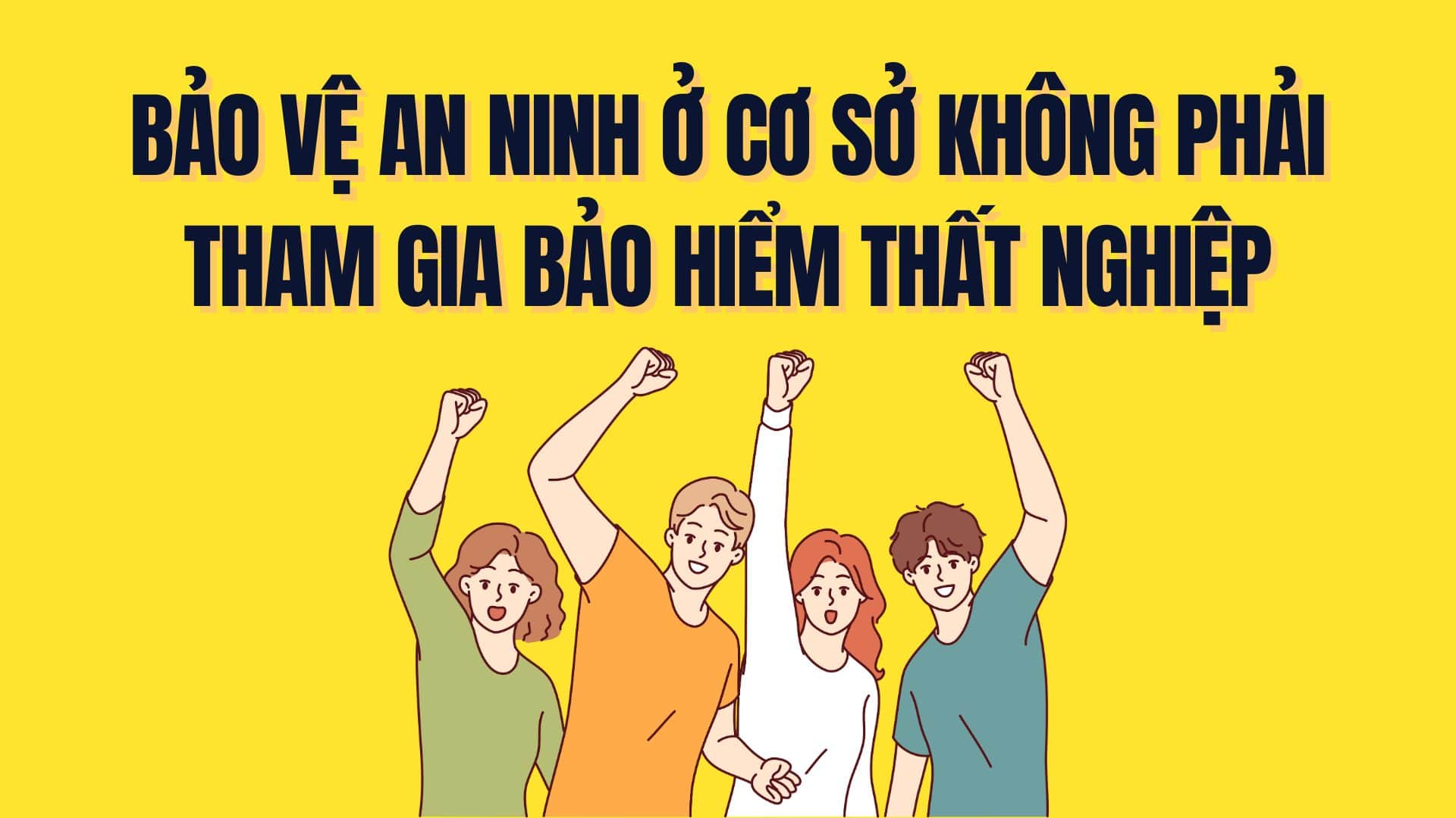 Security guards at the grassroots level do not have to participate in unemployment insurance. Graphics: Tra My