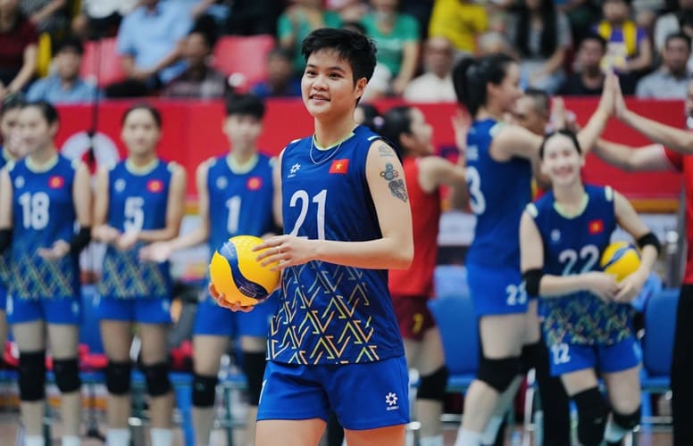 Young volleyball players will still compete on September 2 in Tam Dao (Phu Tho). Photo: VFV