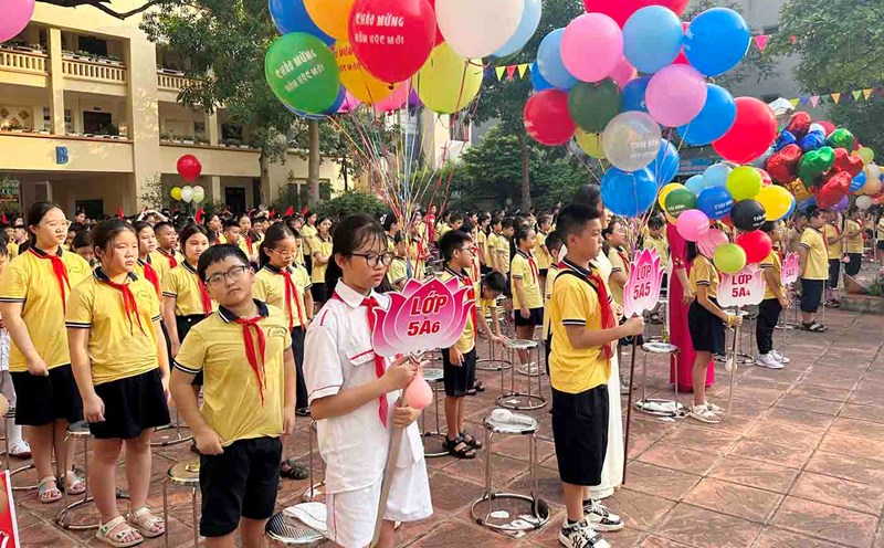 The People's Committee of Bac Ninh province requested to organize the Opening Ceremony of the 2025 - 2026 school year to create a joyful and exciting atmosphere for cadres, teachers, students and pupils entering the new school year. Photo: Linh Ngoc