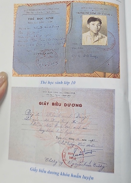 Ky vat cua liet si Khuat Minh Dung. Anh: Nhan vat cung cap
