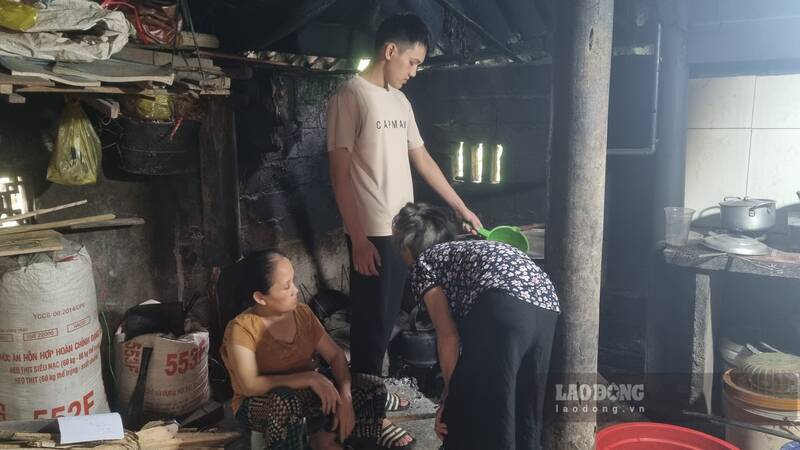 Hoan canh kho khan cua gia dinh nam sinh Chau Quang Duoc. Anh: Lam Thanh