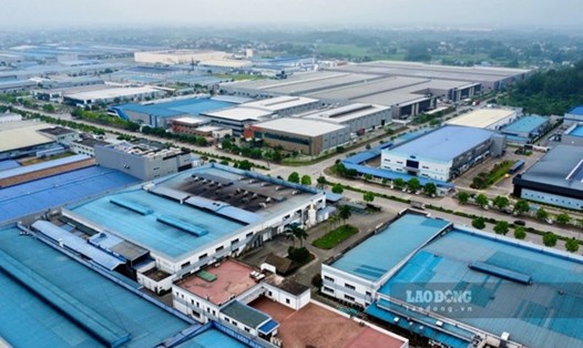Cụm công nghiệp ở Thái Nguyên sau sáp nhập tạo dư địa phát triển, gia tăng việc làm. Ảnh: Đặng Vũ.