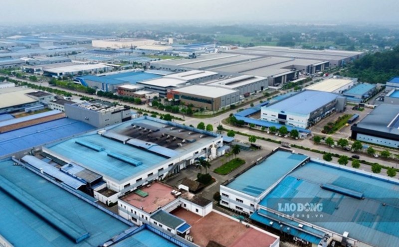 The industrial cluster in Thai Nguyen after the merger creates room for development and increases employment. Photo: Dang Vu.