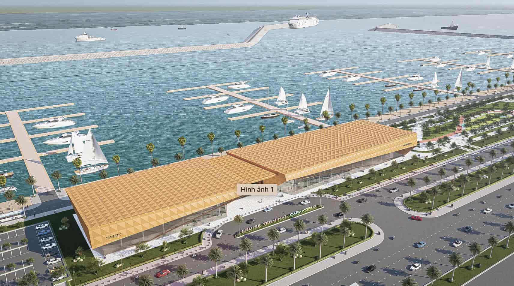 Perspectiva del Proyecto de la Terminal de Yates Internacionales de Cam Ranh en Khanh Hoa. Foto: Inversor