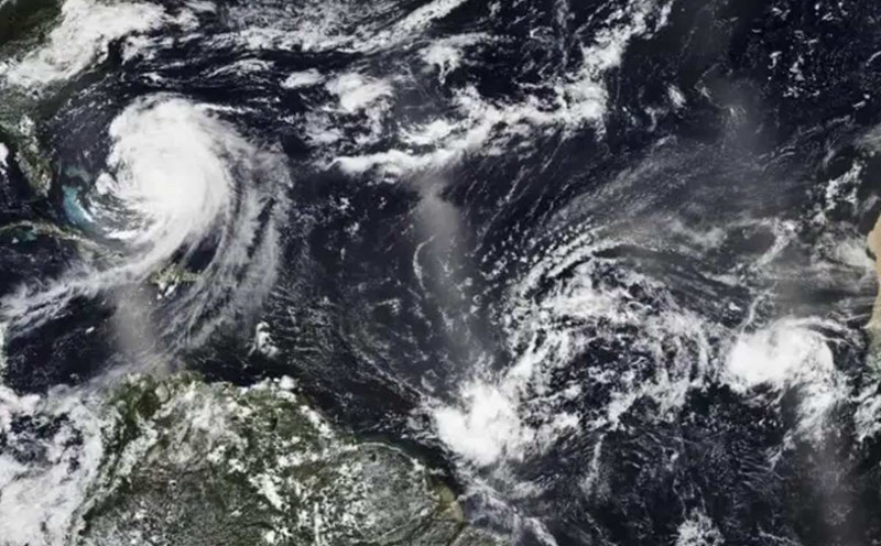 The low pressure is likely to strengthen into storm No. 7 Gabrielle in the next 7 days. Photo: NOAA