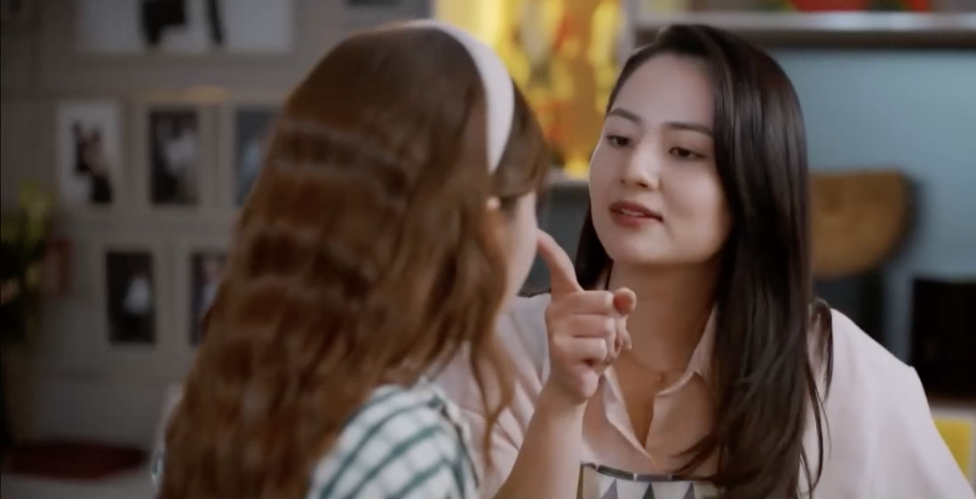Ngan ke lai cuoc gap go voi Dong Van Tien khien Hoang Lam va My Anh bat cuoi. Anh: VFC.