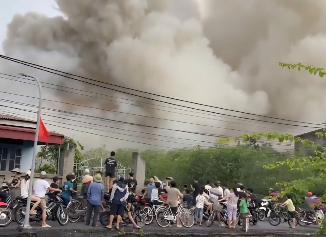 Fire scene. Photo: Dieu Anh
