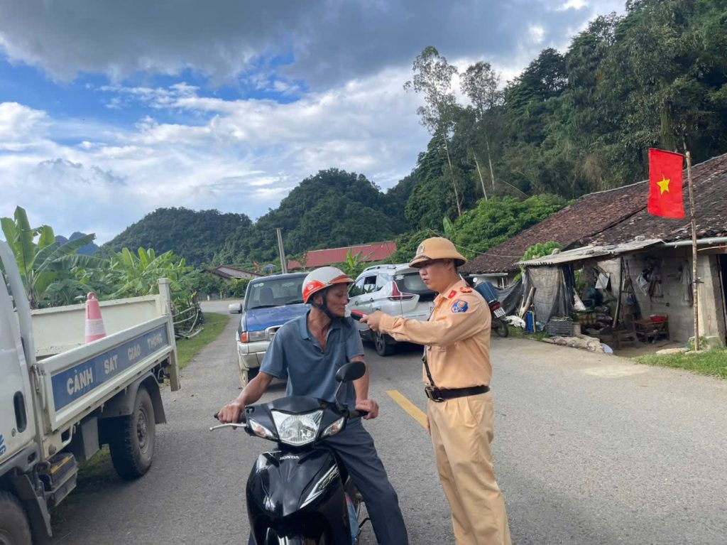 During the past 3 days off, Cao Bang province recorded 2 traffic accidents and 1 death. Photo: Nguyet Ha