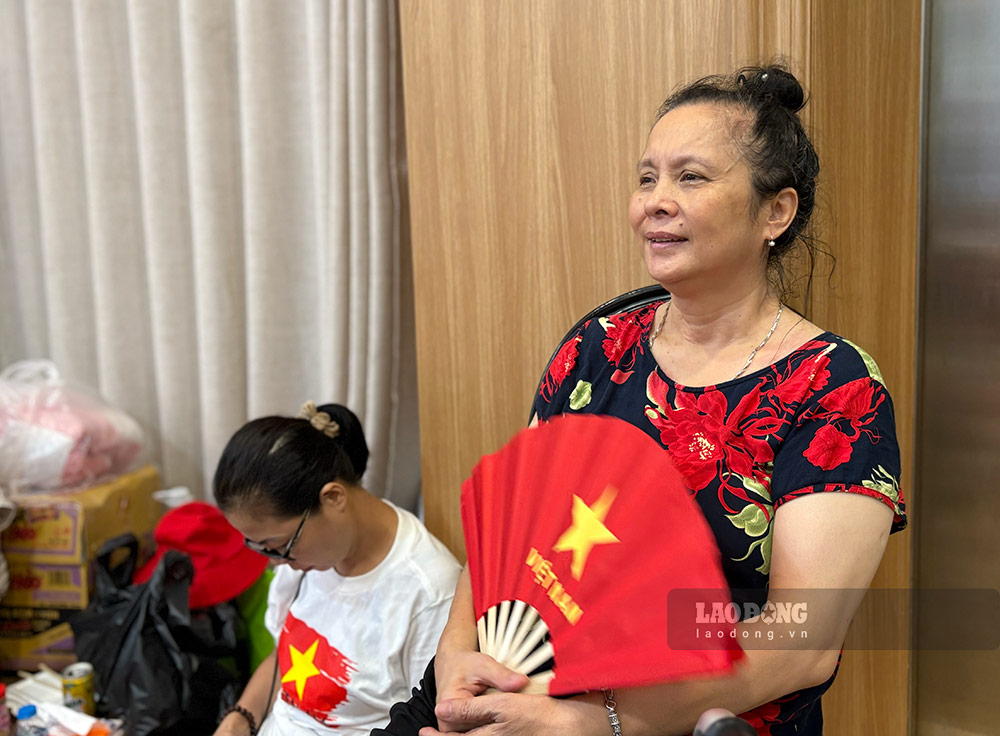 Ba Phuc Hau trong can nha mo cua mien phi cho nguoi la dip dieu binh A80. Anh: Y Yen