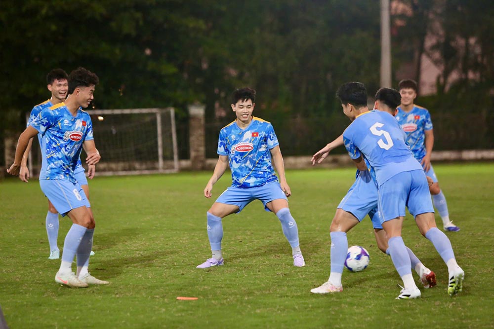 U23 Viet Nam quyet tam gianh ket qua tot o vong loai U23 chau A. Anh: VFF