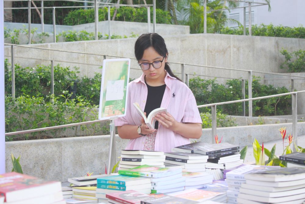 Da Nang people hope to have more reading culture programs for students. Photo: Tran Thi